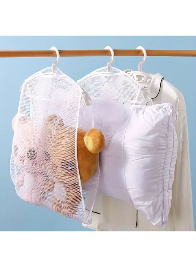Small Windproof Folding Laundry Drying Rack For Pillows Cushions Plush Toys Indoor Outdoor - Image 2