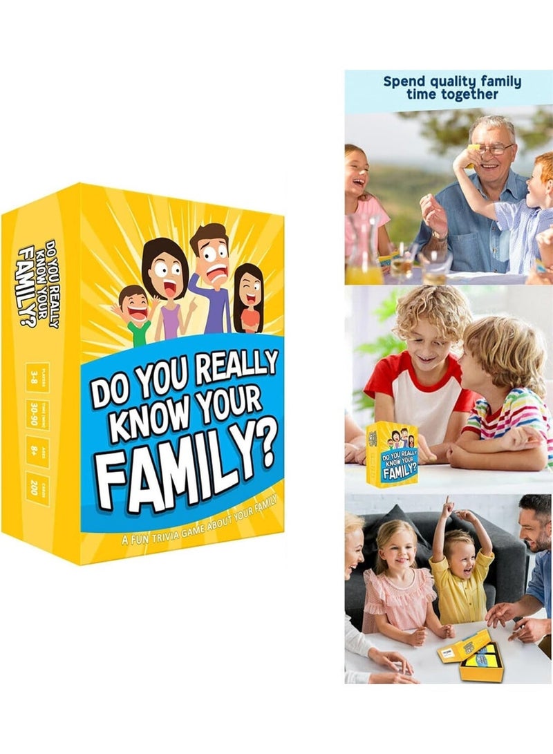 ST ZONE Do You Really Know Your Family Card Game for Kids and Adults, Family Fun Card Games for Boys and Girls Ages 8 and Up - Image 4