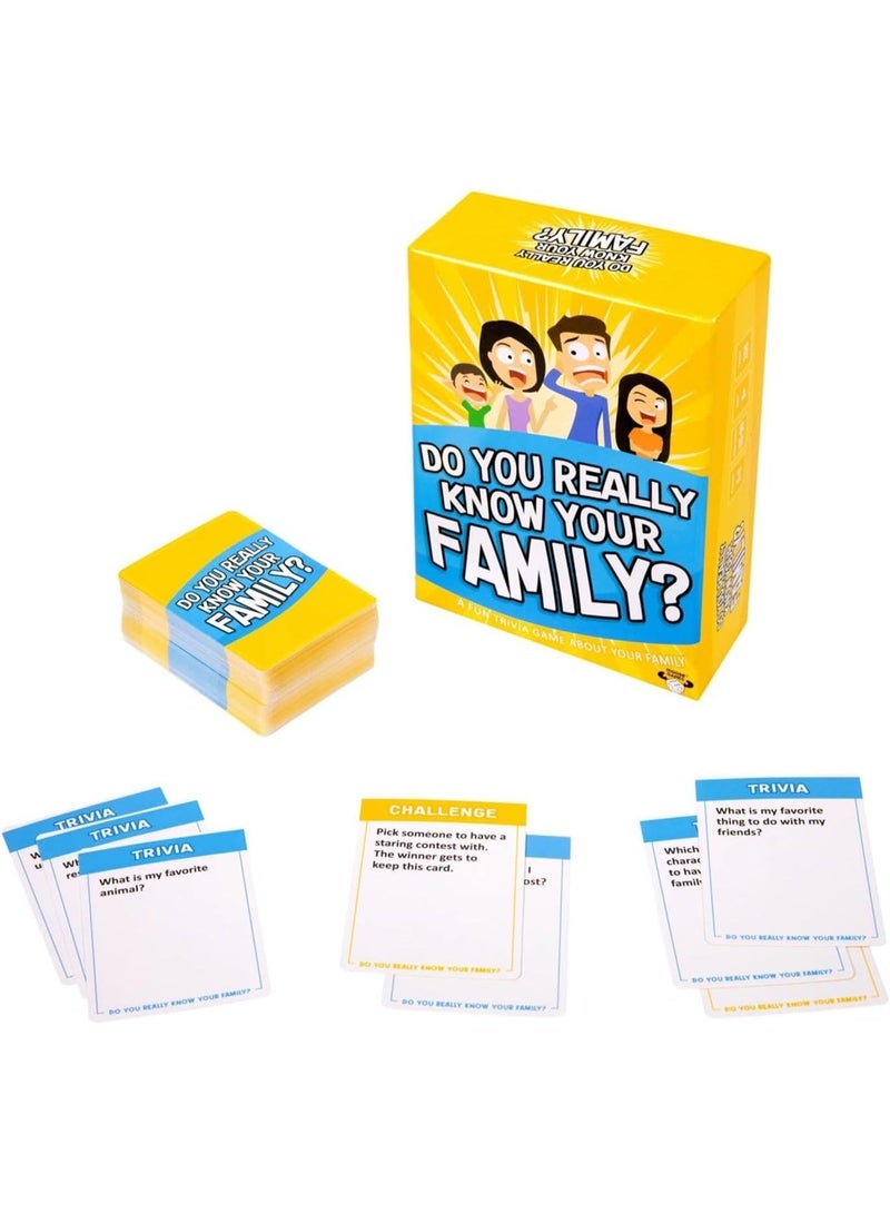 ST ZONE Do You Really Know Your Family Card Game for Kids and Adults, Family Fun Card Games for Boys and Girls Ages 8 and Up - Image 2
