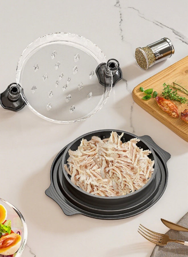 HOMESTAR Chicken Grinder for Chicken Breast Grinder with Visible Meat Shredder Machine, Strong Anti-Slip Strip, Ergonomic Handle, BPA Free  Easy to Clean (Black) - Image 3