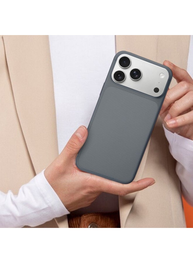 CATANES Case Cover for iPhone 17 Pro Max, Air Skin Line Design Back Cover, Sturdy Durable Ultra-Thin Case, Drop Protection Cover Clear - Midnight Blue - Image 5