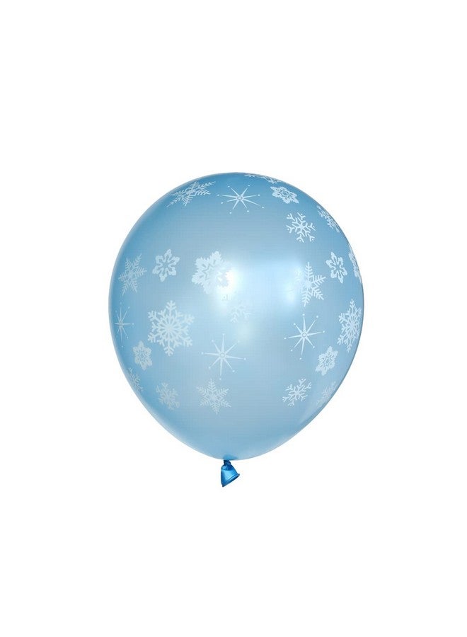 EASUTE 118 Pieces Snowflake Balloon Garland Arch Kitsnowflake Balloon With Silver Blue White Latex Balloons Set For Winter Wonderland Holiday Christmas Baby Shower Snow Princess Birthday Party Decorations - Image 5