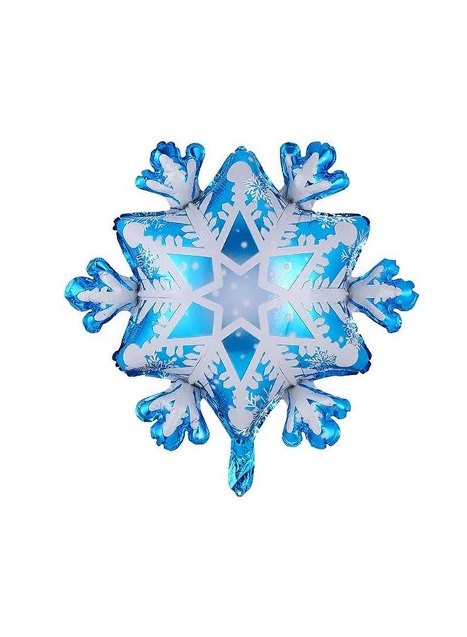 EASUTE 118 Pieces Snowflake Balloon Garland Arch Kitsnowflake Balloon With Silver Blue White Latex Balloons Set For Winter Wonderland Holiday Christmas Baby Shower Snow Princess Birthday Party Decorations - Image 3