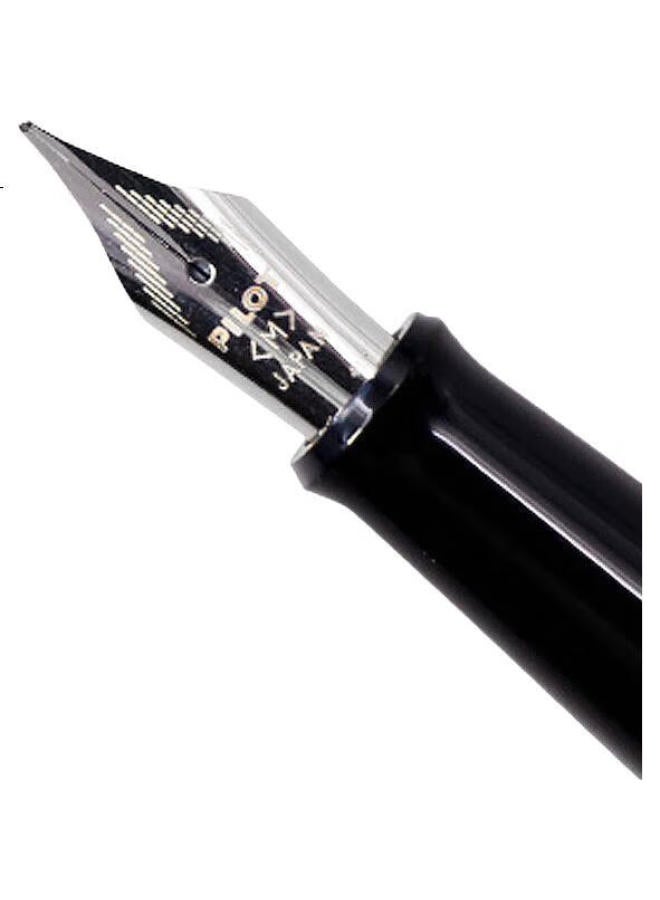 Pilot 88G Fountain Pen, Business Gift, Practical For Office Writing, Silver Polka Dot Fp-Mr1 F Nib - Image 1