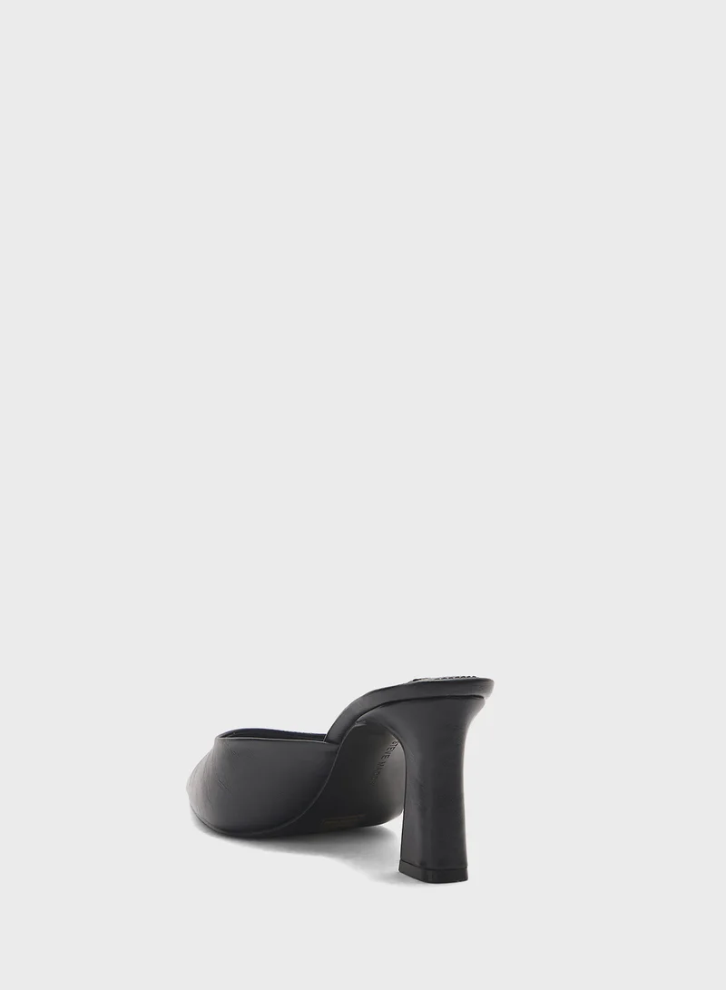 STEVE MADDEN Emmie Pointed Toe Mid Heel  Pumps
