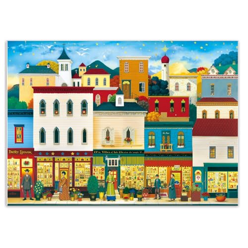 Artipuz Vintage Puzzles for Adults 1000 Pieces Funny Vintage Street Puzzle Difficult Challenging Puzzles for Adults 1000 Piece Puzzle for Friends Unique Wall Art - Image 1