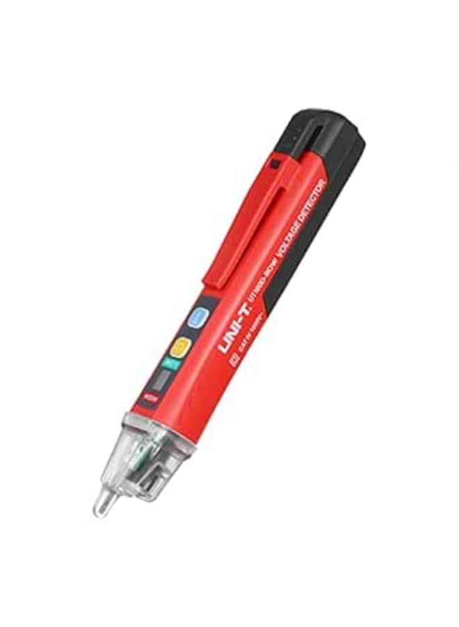 UNI-T Portable Non-contact AC Voltage Tester Pen Shaped V～Alert Detector with Sound and Light Alarm and LED Flashlight