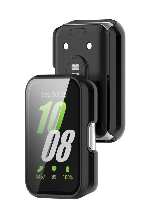 Nova future Protective Case Suitable for Samsung Galaxy Fit 3 Case Hard PC Case with Tempered Glass Screen Protectors Full Protective Cover(Black) - Image 3