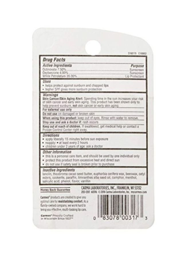 CARMEX Pack Of 3 SPF 15 Medicated Classic Lip Balm 12.75grams - Image 4