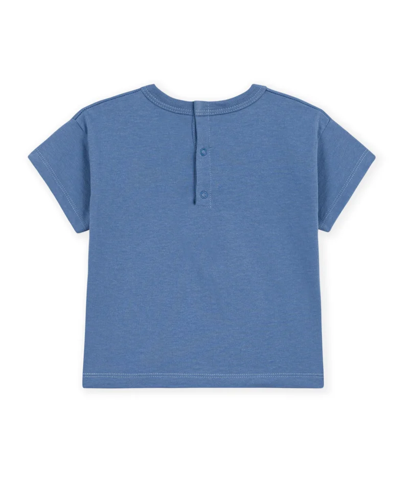 بيتي باتو Babies' Plain Short-Sleeved Patterned Cotton T-Shirt