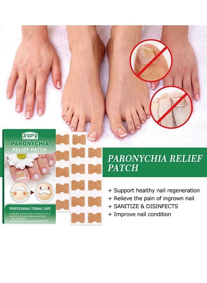 Bupy Nail Repair Patch For Hands And Feet, Soft Ingrown Nails, Thickened Nails, Bright Nails, Nail Grooves, Onychomycosis Care Patch - Image 2