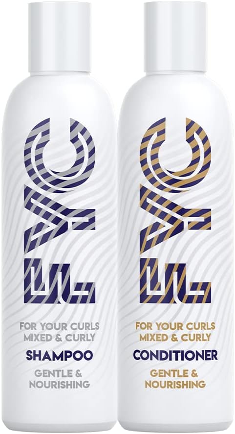 FYC Shampoo Conditioner for Curly Hair 2 x 250ML SulphateFree Hydrating Frizz Control Gentle Nourishing Wash Day Bundle for Curly Coily Hair - Image 1