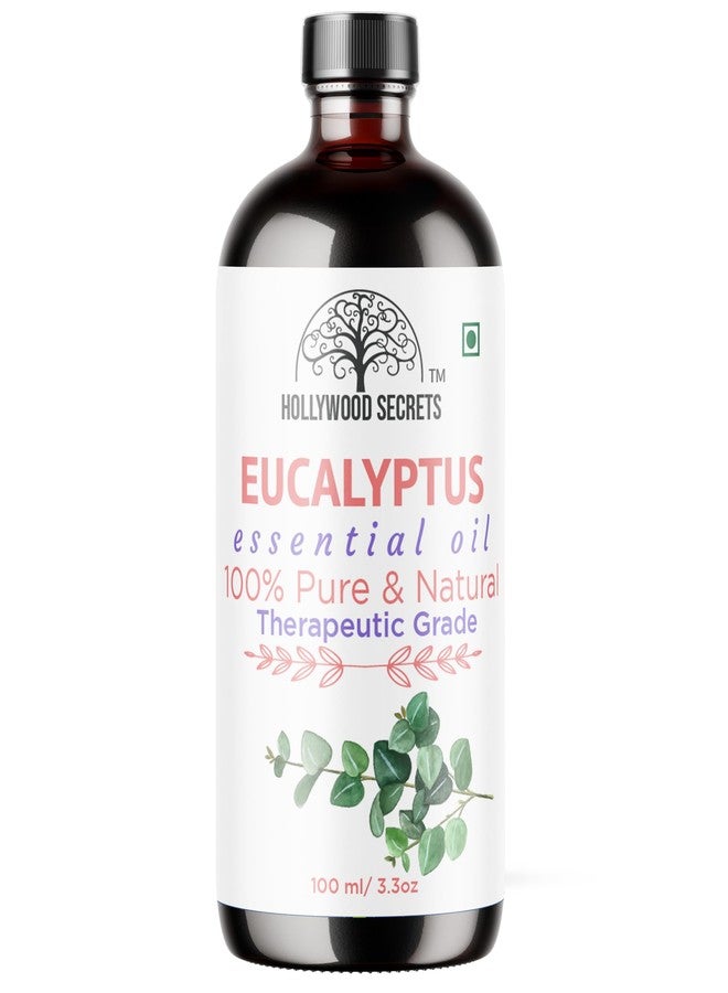 Hollywood Secrets Pure Eucalyptus Essential Oil Therapeutic Grade 100ml - Image 1