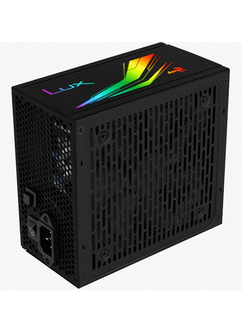 AeroCool AeroCool LUX RGB 550M Semi-Modular 80 PLUS Bronze Power Supply  - Image 1