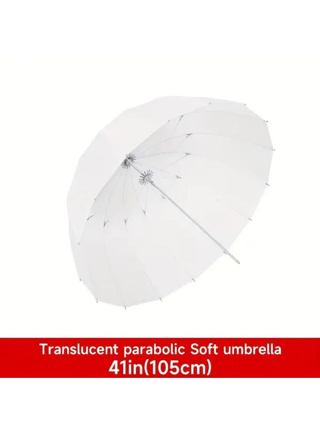 41 Inch Professional Photography Soft Light Umbrella Portable Fill Light Reflector For Live Broadcast Video Studio - Image 1