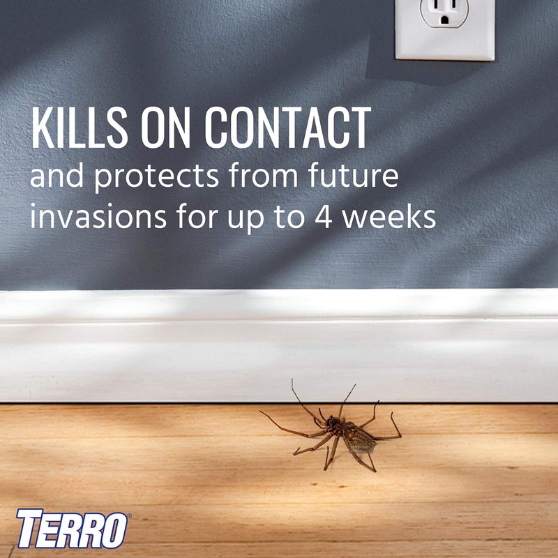 TERRO T2302-6 Spider Killer Spray for Indoors and Outdoors - Kills Spiders, Ants, Roaches, Scorpions, Ticks, Silverfish, and Other Insects - Image 5