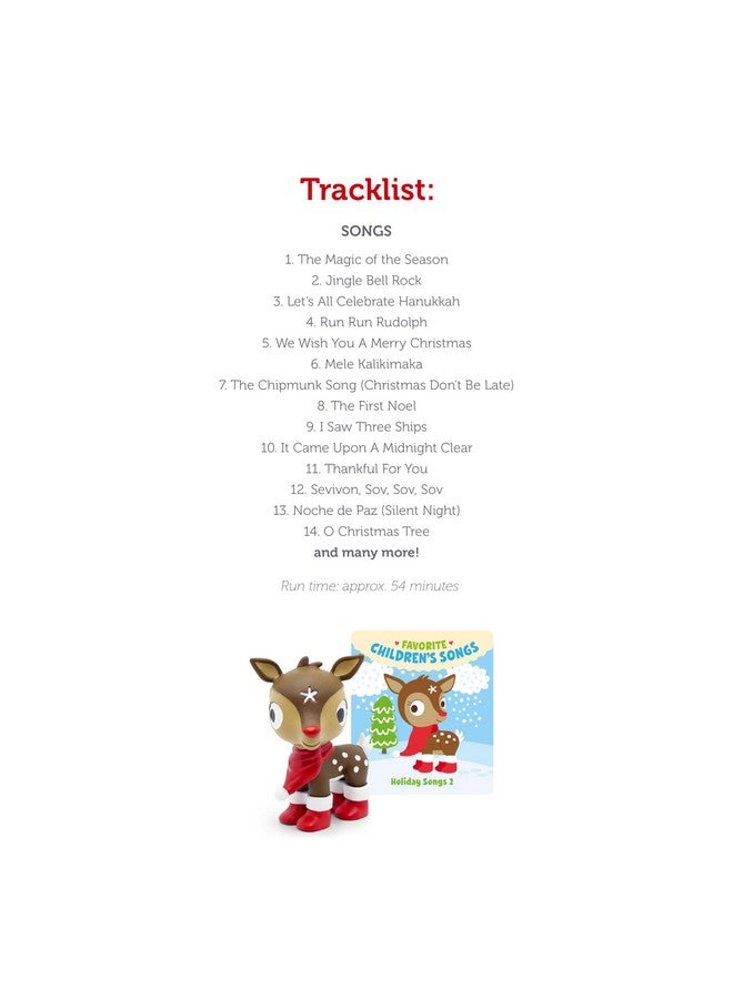 Tonies Favorite Children's Songs: Holiday Songs Volume 2 Audio Toy Figurine - Image 4