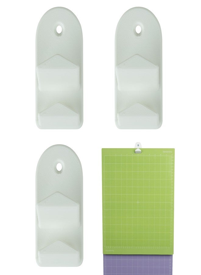 matterform 3 Pack Cutting Mat Hangers with Double Hooks (6 Hook Equivalent), Storage Holders Compatible with Cricut Explore One/Air/Air 2/Maker Cut Mats, Accessories for Cricut - Image 1