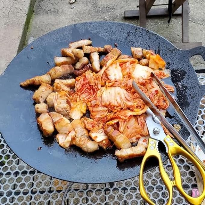 Unity Korean Bbq Grill Pan  Portable 134 In NonStick Aluminum Korean Pan  Round Stove Top For Indoor Outdoor - Image 4