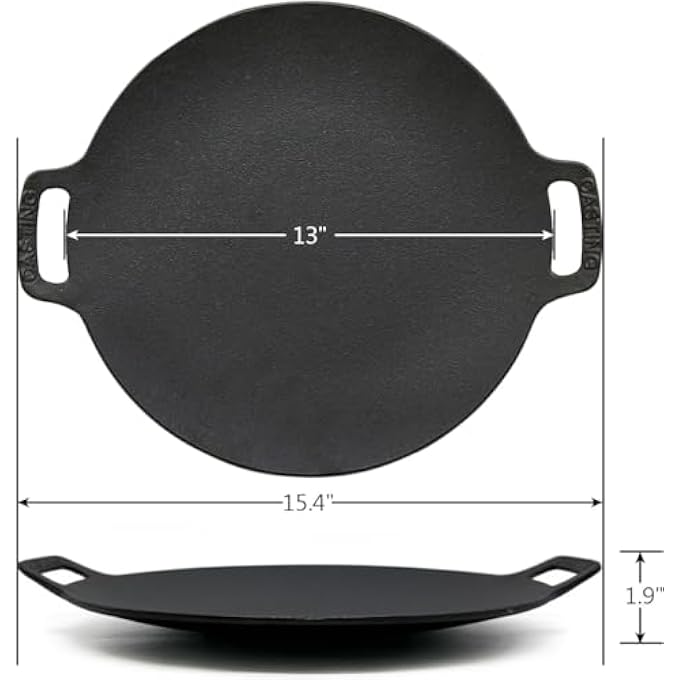 Unity Korean Bbq Grill Pan  Portable 134 In NonStick Aluminum Korean Pan  Round Stove Top For Indoor Outdoor - Image 3
