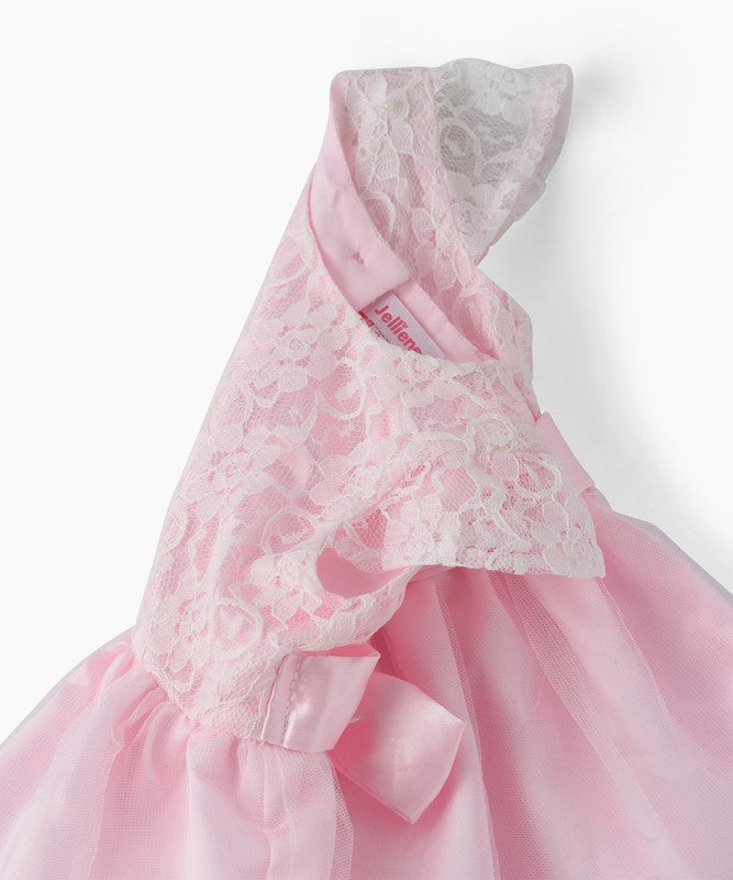 JELLIENE BABY GIRL PARTY FLORAL DRESS - Image 4