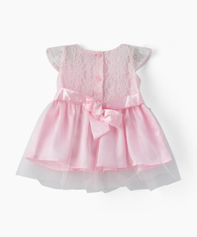 JELLIENE BABY GIRL PARTY FLORAL DRESS - Image 2
