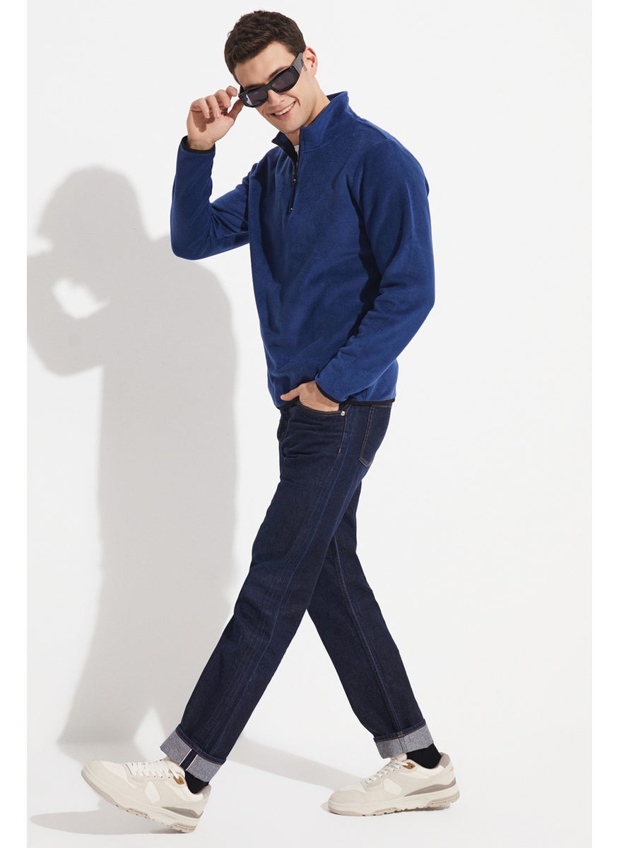 JOYSTAR Men's Regular Fit Half Zipper Fleece Sweatshirt  - Image 2