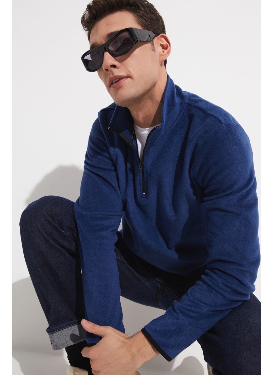 JOYSTAR Men's Regular Fit Half Zipper Fleece Sweatshirt  - Image 3