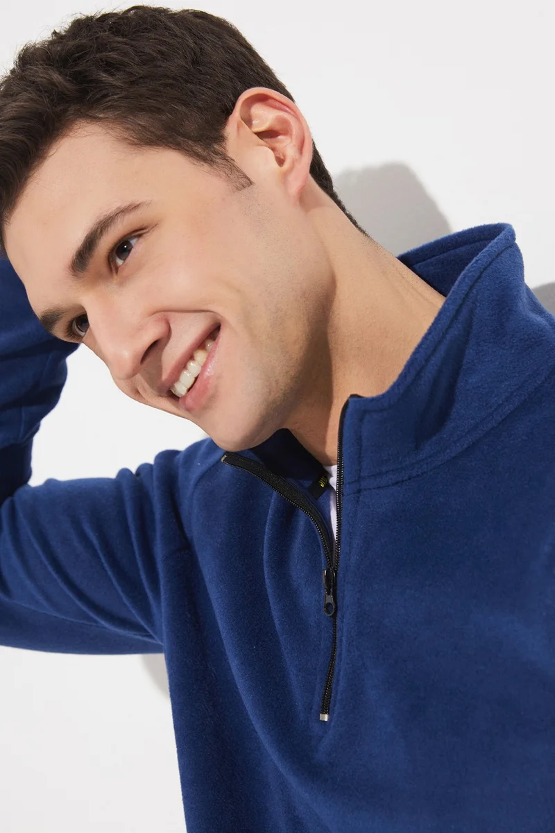 JOYSTAR Men's Regular Fit Half Zipper Fleece Sweatshirt