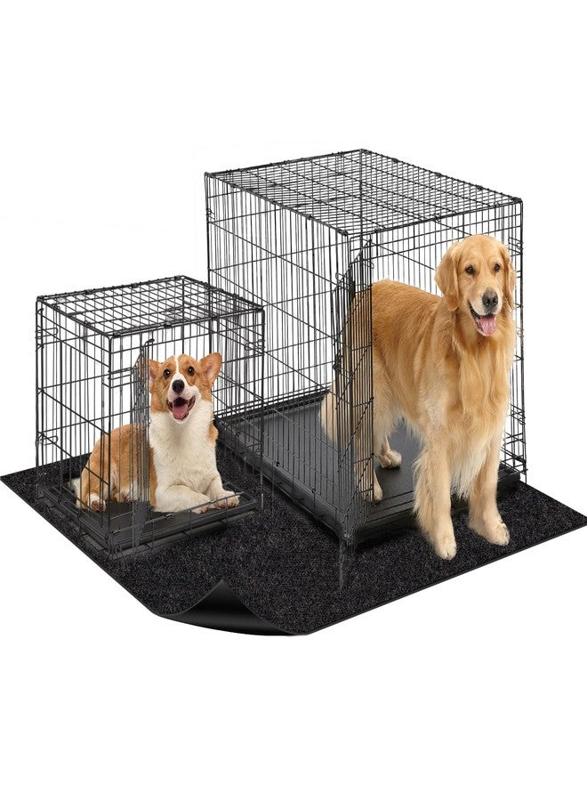 XGKHOM Extra Large Dog Crate Mat Liner, 48"x64" Washable Puppy Pee Pad for Kennel Training, Absorbs Urine, Waterproof, Non-Slip, Use Under Pet Cage to Protect Floors, Thin Cut to Fit Design - Image 1