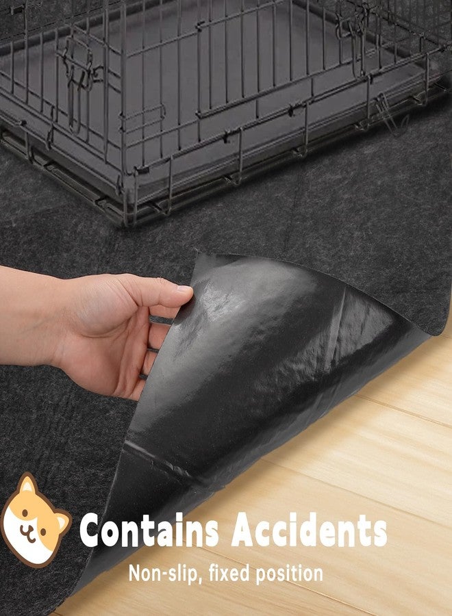 XGKHOM Extra Large Dog Crate Mat Liner, 48"x64" Washable Puppy Pee Pad for Kennel Training, Absorbs Urine, Waterproof, Non-Slip, Use Under Pet Cage to Protect Floors, Thin Cut to Fit Design - Image 4