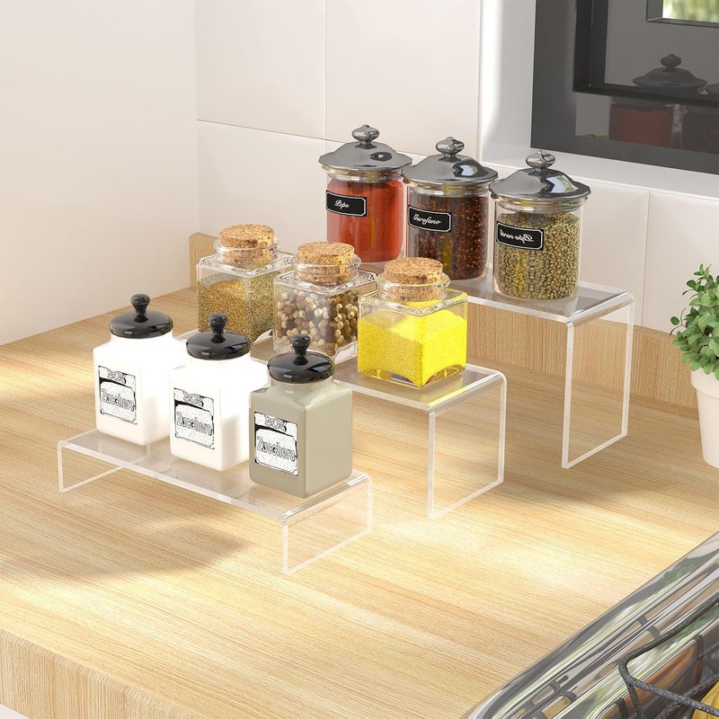 TPGP WEITELAI Clear Acrylic Buffet Risers for Catering and Display - Image 5