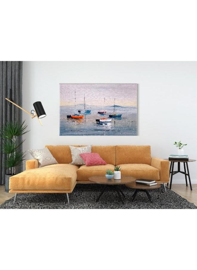 Home Gallery - Canvas Wall Art, Abstract Framed Portrait of Sailing Boat - Image 1