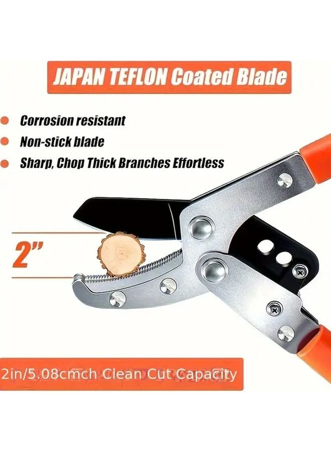 26 40 Inch Heavy Duty Extendable Anvil Lopper 2 Inch Cutting Capacity Branch Cutter - Image 4