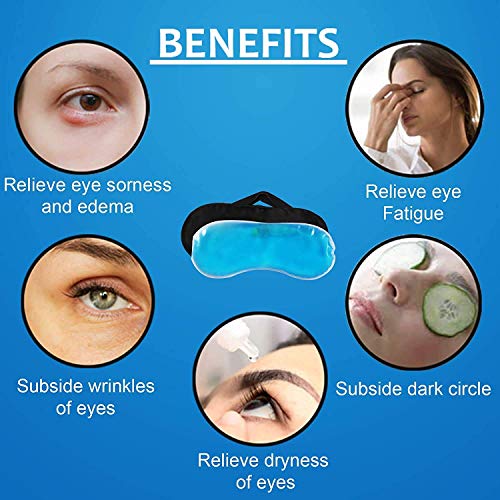 Zenkova Cold Gel Sleep Eye Mask for Kids & Men | Superhero Character Blindfold for Puffy Eye & Stress Relief. - Image 2