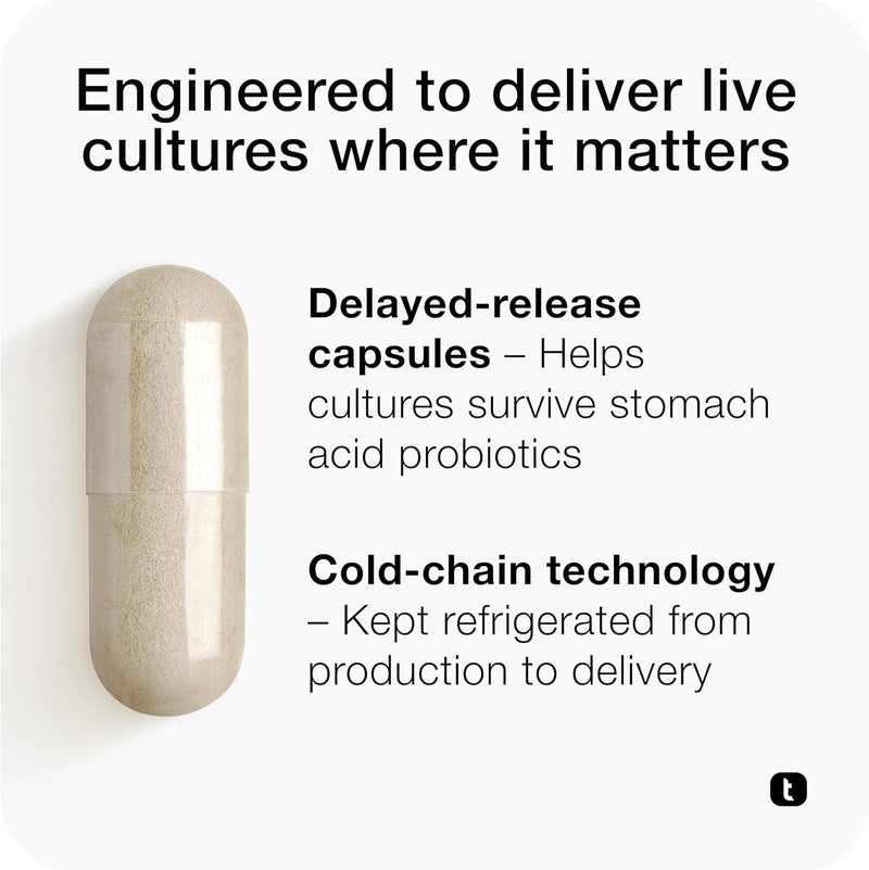 Toniiq تونياك بروبيوتيك للرجال مع 20 سلالة موثوقة 200 مليار CFU 200 ملغ FOS بروبيوتيك بروبيوتيك للرجال لصحة الأمعاء سلسلة باردة إطلاق مؤجل صيغة مختبرة في المختبر - Image 4