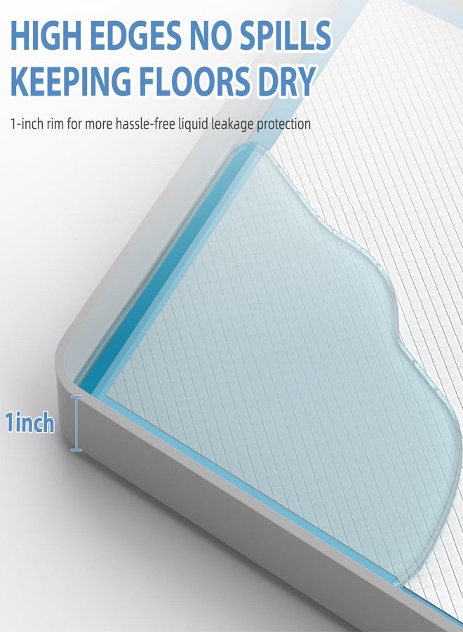 IMMCUTE Pee Pad Holder for Dogs, Thickened Soft Silicone Extra Large Puppy Pad Holder Fits Up to 28" x 34" Pee Pads, Non-Slip High Edge Pee Pad Holder, for Leak-Proof Urine, Floor Protection - Image 5