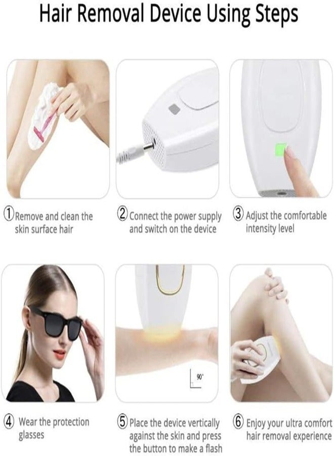 Generic Painless Laser Hair Removal Device Ergonomic Design Long Lasting Results Safe and Gentle Suitable for Home use  - Image 5