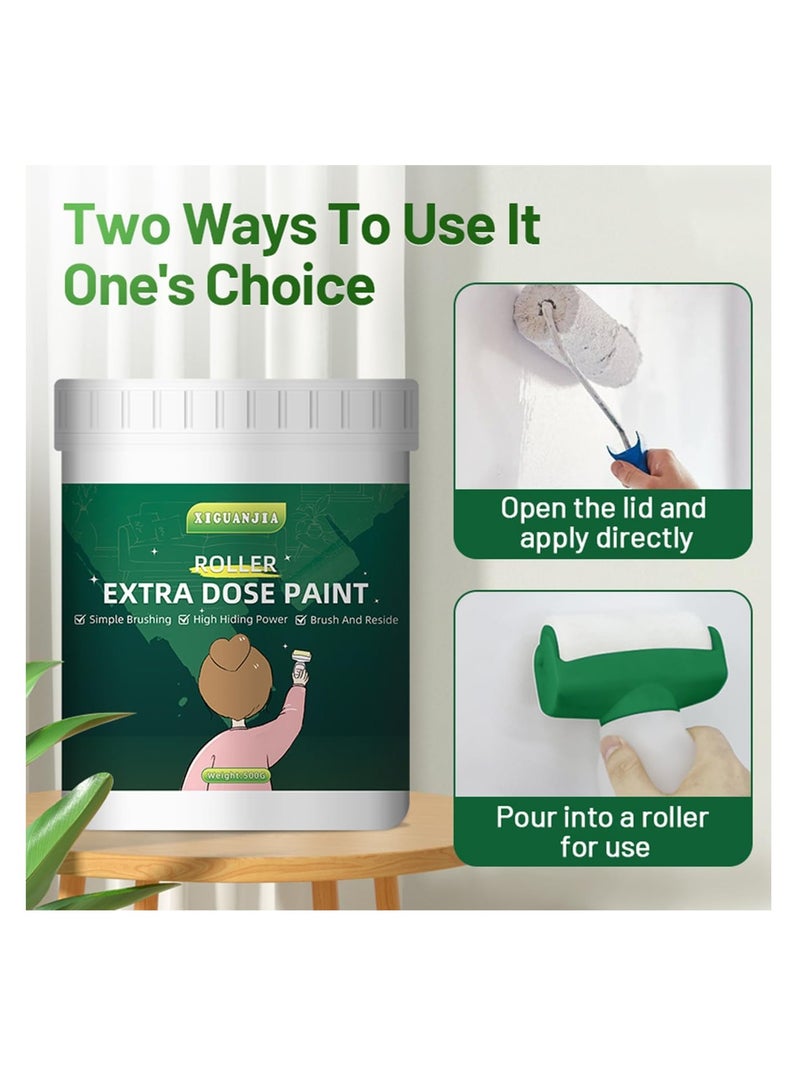 Barakah Wall Paint Tool, Wall Repair Tool Kit, Large Wall Roller Brush, Wall Roller Paint Brush, Suitable for Repairing The Wall with Latex Paint, Repair Graffiti, Stain, and Footprints on The Wall, Non-Toxic - Image 2