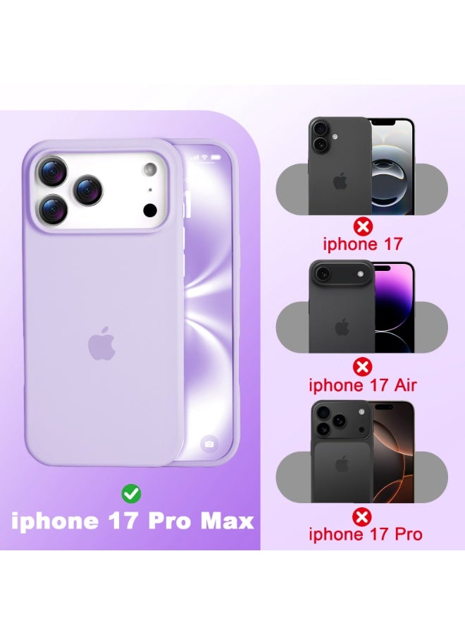 ULELAY iPhone 17 Pro Max Protective Case, Silicone Material, Shock-Resistant with Camera Lens Protection and Control Button Coverage, Anti-Shock Mobile Phone Protective Cover, Compatible with MagSafe Accessories - Image 2