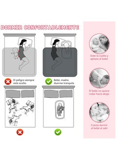 Gonice Gonice Foldable Portable Baby Lounger Baby Nests Newborn Portable Infant Cotton Sleeping Crib for Outdoor Travel Bedroom（85X45X12CM）  - Image 4