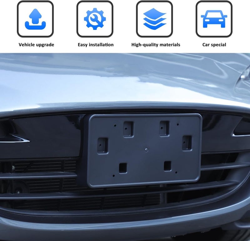 JONKOKO ABS Car Front License Plate Frame for Mazda MX-5 ND (2016-2025) - Image 5