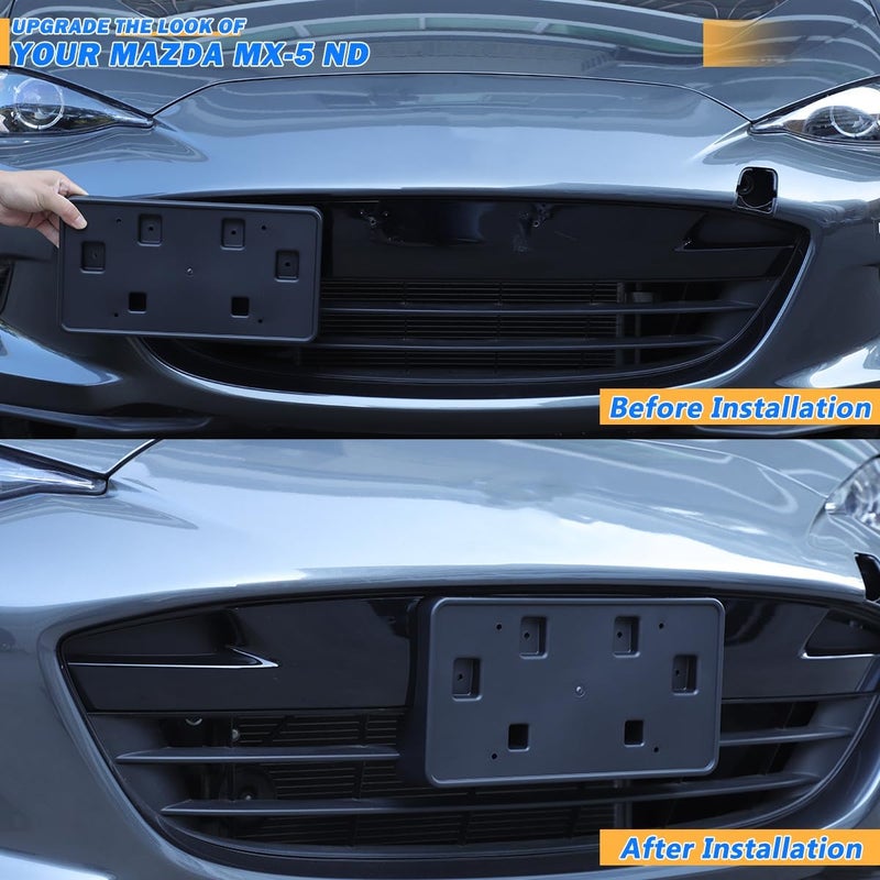 JONKOKO ABS Car Front License Plate Frame for Mazda MX-5 ND (2016-2025) - Image 2