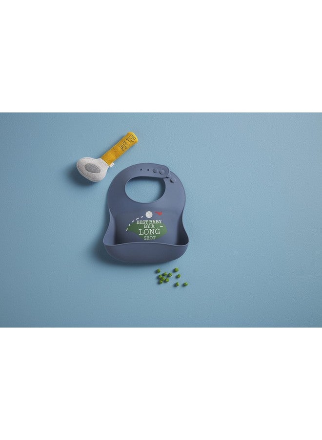 mud pie Children'S Golf Bib & Rattle Set - Image 3