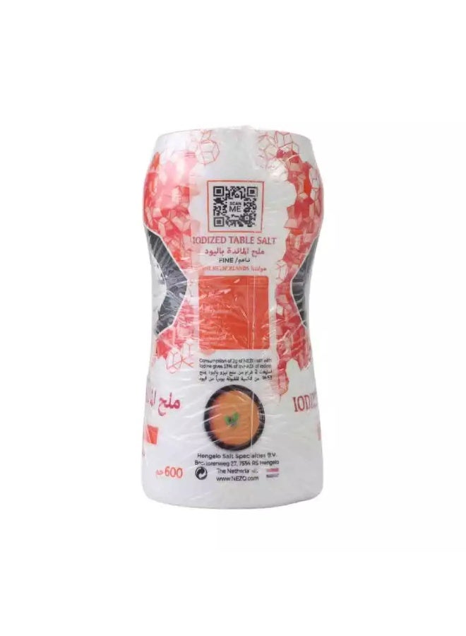 Nezo Fine Lodized Salt ,Fine Salt, Red - 3X600gms - Image 3