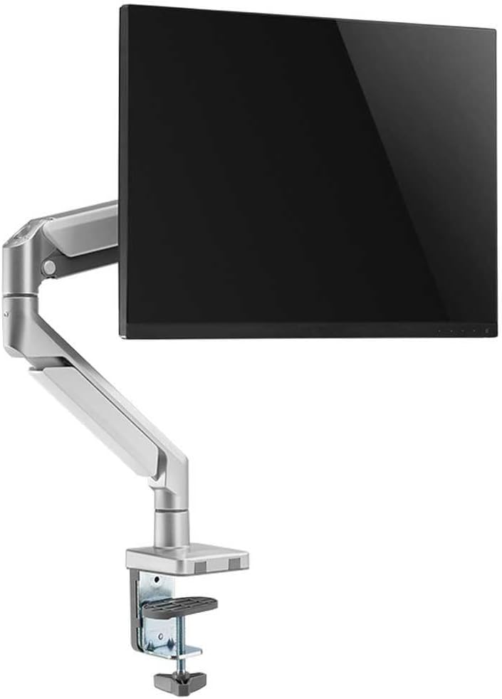 Logilink BP0086 Aluminium Monitor Desk Mount for 17-32 Inch (LCD, LED, OLED, etc.) with Gas Lift, Flat & Curved TVs, Arm Length = 506 mm - Image 4