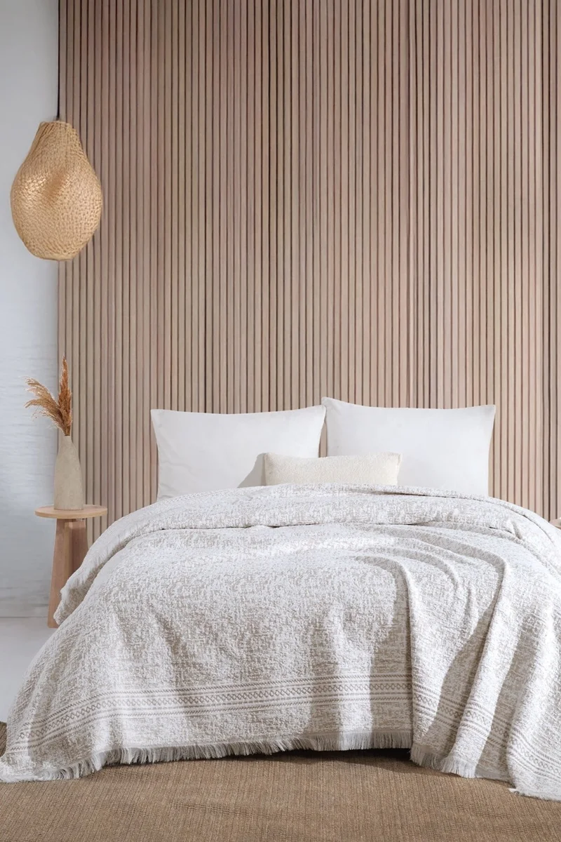 ايلارت Harmony Blanket Double Ecru (220X240 Cm)