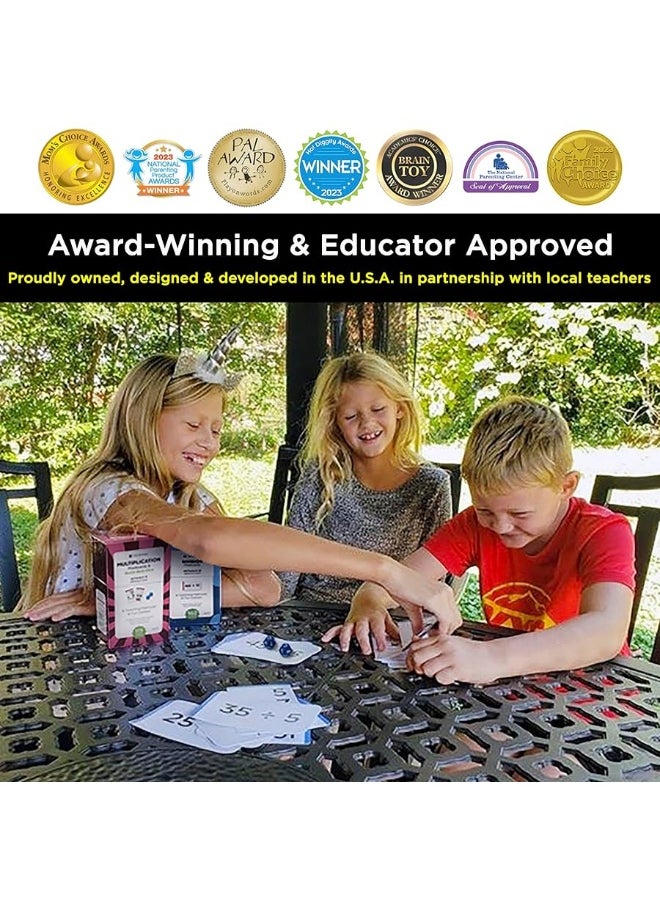 Think Tank Scholar 335 Multiplication & Division Flash Cards - 2 Math Dice (Award Winning) All Facts 0-12 Answer on Back, for Kids in 2ND, 3RD, 4TH, 5TH, 6TH Grade Class or Homeschool - Games & Charts - pzsku/Z811F1DA04C88A9DF3A47Z/45/_/1729414933/4b5b8f2c-0310-47f6-86d9-1a3e43c2fd03