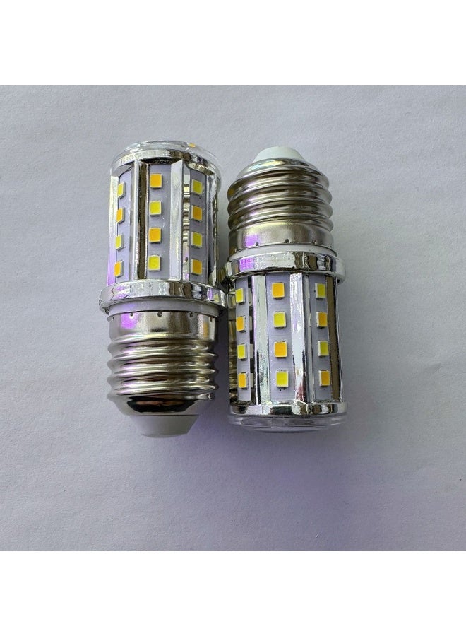 Danube Home Freesia 10 Watt - E27 LED Light Bulb For Chandeliers, Wall Lights | 3 in 1 Color Changeable Lights | Aluminum Base With Glass, Chrome Finish | 10W, AC 85-265Volt Bulb (1 Year Warranty) - Image 2