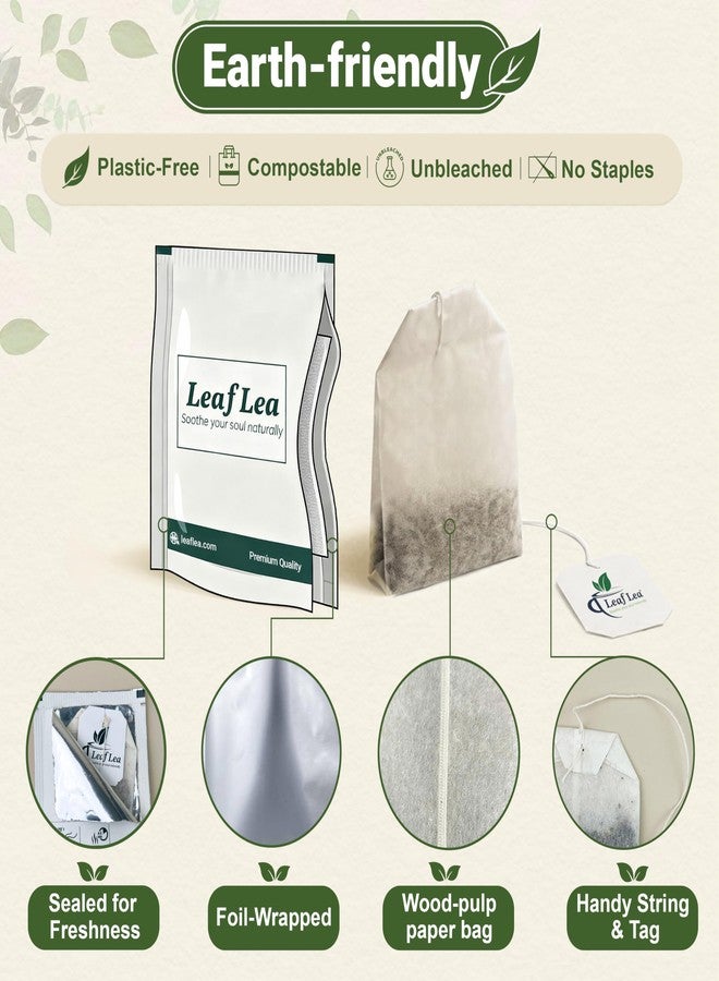LeafLea 40 Fennel Tea Bags, 100% Natural & Pure Fennel Seed Tea, Gentle Digestion & Fresh Breath, Mild Sweet Finish, Caffeine-Free, Sugar-Free, Vegan, Non-GMO, Individually Wrapped - Image 5